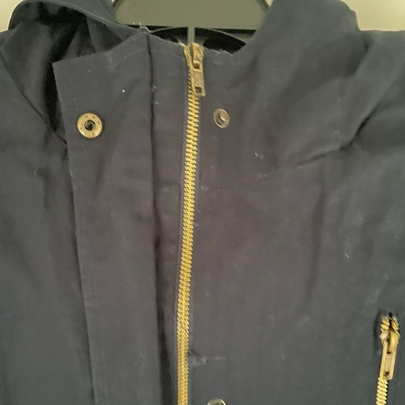 2X Zenana Outfitters navy blue sleeveless zippered vest - Picture 3 of 5